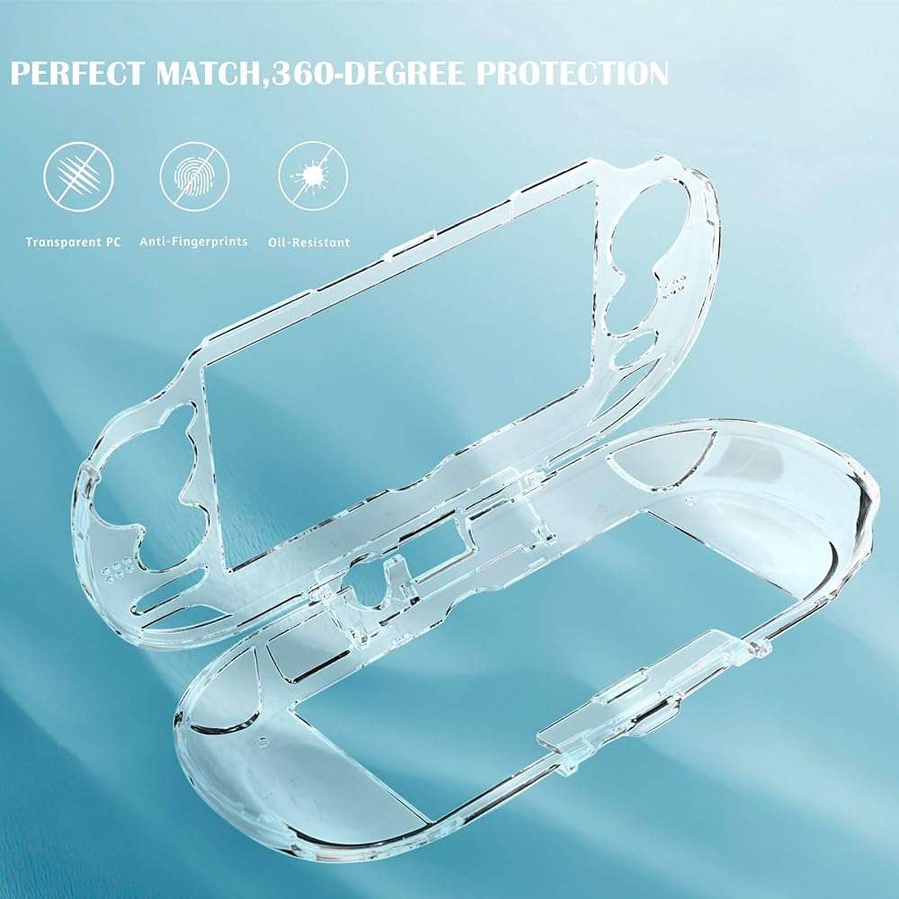 Ultra Clear Crystal Transparent Hard Shell Protective Case Cover Skin for Sony PlayStation PS Vita PSV 1000 PCH-1000 Console - Image 5
