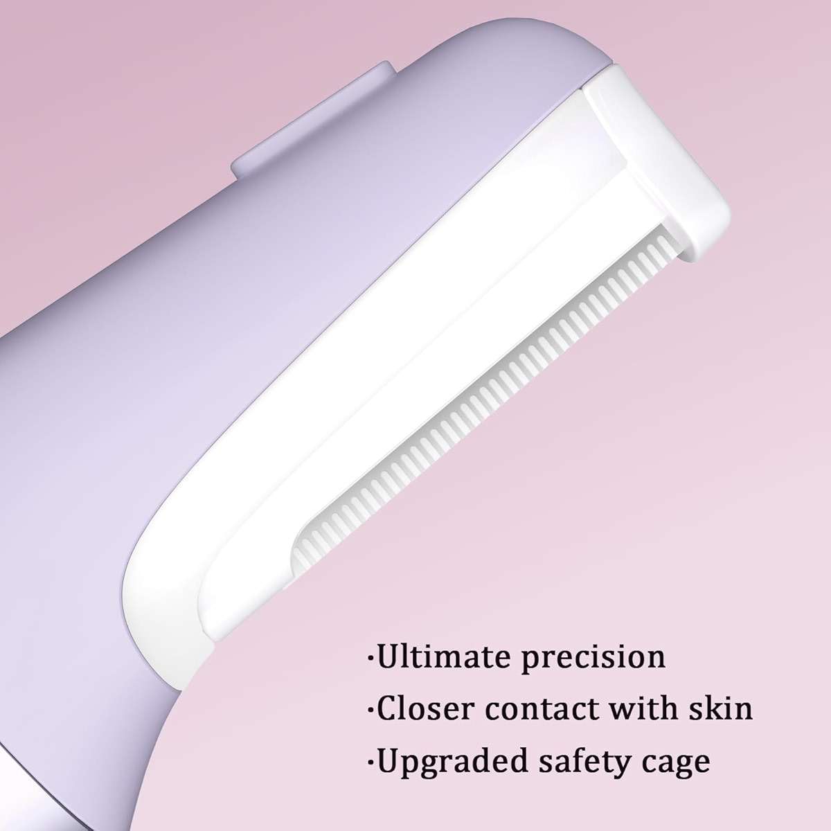 Dermaplane Razor for Women Face, Dermaplaning Tool for Face, Sonic Exfoliation & Peach Fuzz-Hair Removal System with 10 Dermaplaning Blades, Twilight Purple - Image 8
