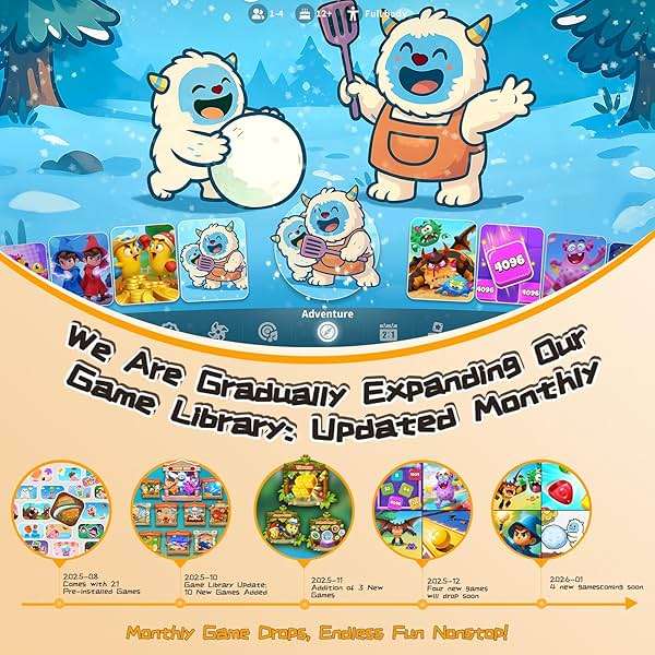 KINHANK MotionX - Motion Sensing Game Console for Kids&Families with 41 Games + Ongoing Updates – No Subscription Required, Plug&Play, Compatible with TV/PC, Perfect for Game Nights, Parties & Gifts - Image 4