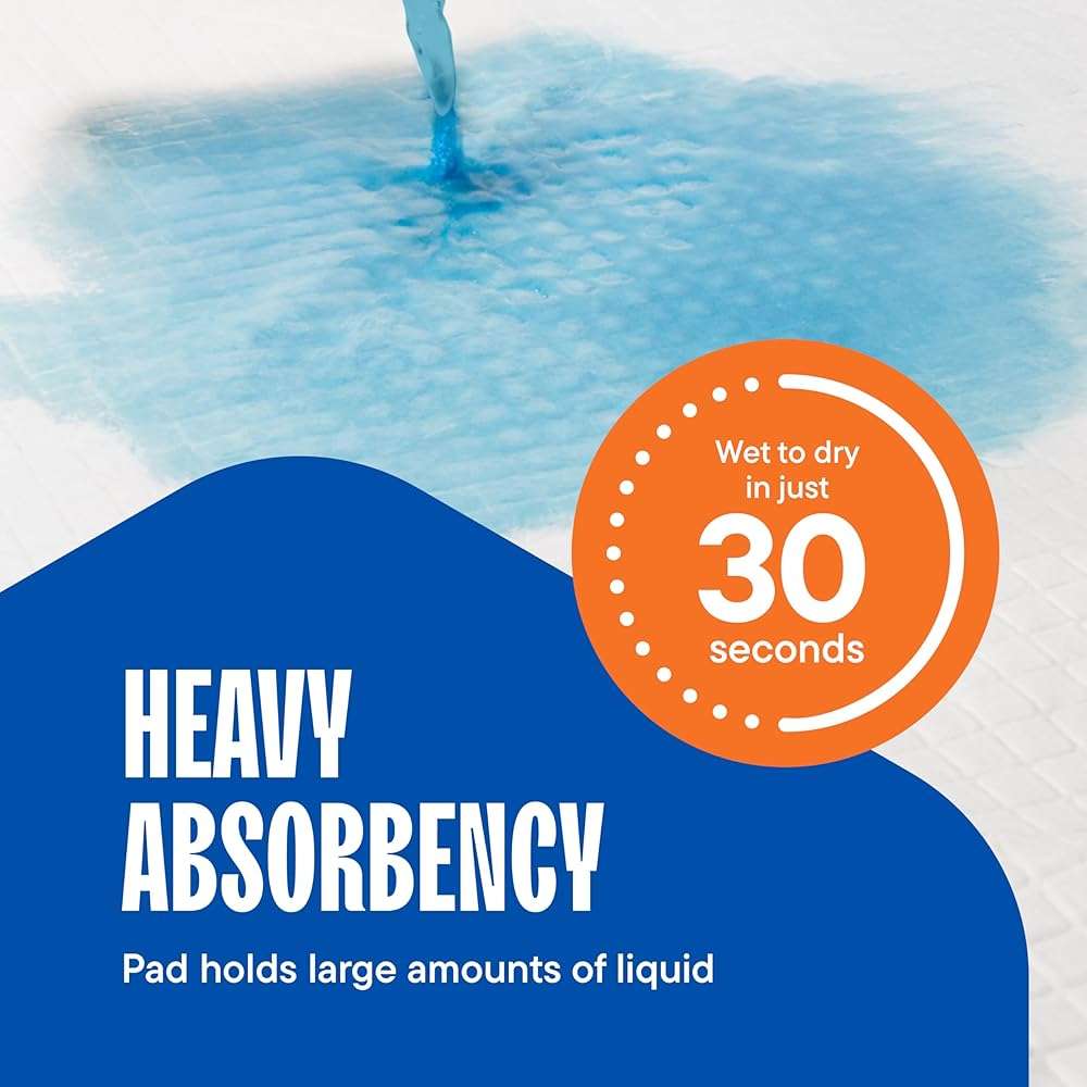 Puppy Pads XL 28x34 [100-COUNT] Dog Pads Extra Large 28" x 34" Leak-Proof Dog Pee Pads - Quick-Dry Puppy Pee Pads Pet Potty Training - Heavy Duty Super Absorbent Wee Wee Pads for Dogs Bulk -100 Pack - Image 2