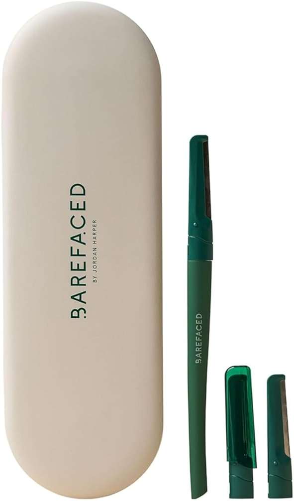 Barefaced Facial Razor – Stainless Steel Dermaplaning Tool for Women – Facial Shaving Tool Removes Peach Fuzz & Dead Skin, Improves Skincare Absorption, Brightens Skin & Smooths Makeup Application - Image 1