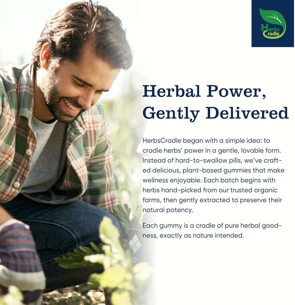 Herbscradle Bilberry Extract Gummies for Eye Health Support, 7-in-1 Herbal Supplement for Vision & Eyes Strain w/Eyebright Herb Lutein & Zeaxanthin, Alternative to Bilberry Powder Capsules. 60Count - Image 6