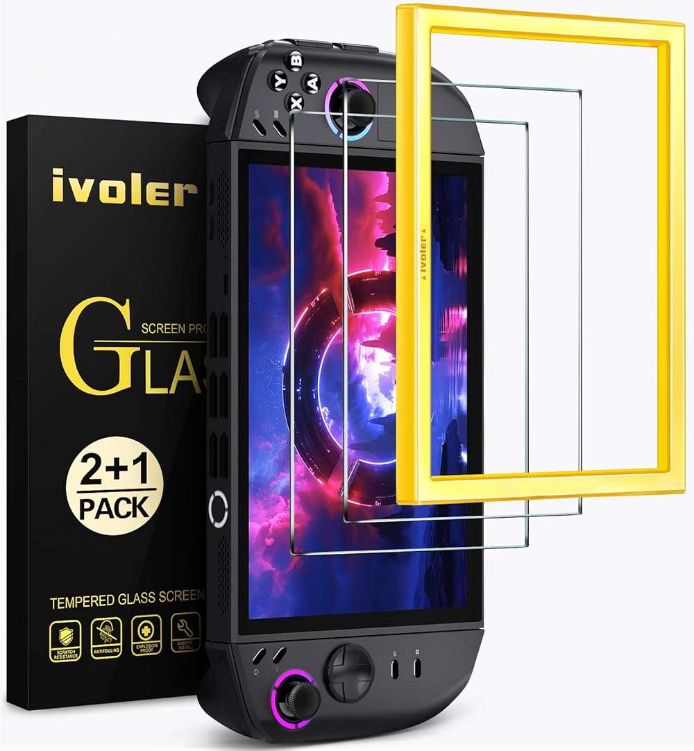 ivoler 2 Pack Screen Protector for Lenovo Legion Go Gen 2 8.8'' Handheld 2025 with Alignment Frame, Tempered Glass, 8.8 inch Full Coverage, Transparent Ultra HD, Anti-Scratch, Anti-Fingerprint - Image 1