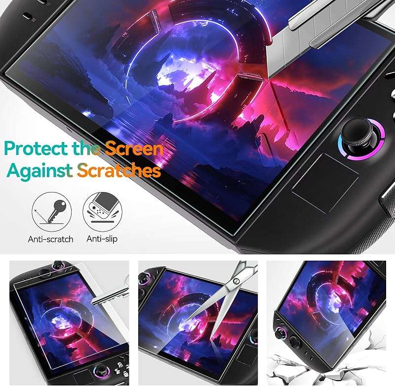 ivoler 2 Pack Screen Protector for Lenovo Legion Go Gen 2 8.8'' Handheld 2025 with Alignment Frame, Tempered Glass, 8.8 inch Full Coverage, Transparent Ultra HD, Anti-Scratch, Anti-Fingerprint - Image 7