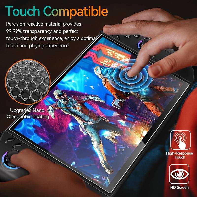 ivoler 2 Pack Screen Protector for Lenovo Legion Go Gen 2 8.8'' Handheld 2025 with Alignment Frame, Tempered Glass, 8.8 inch Full Coverage, Transparent Ultra HD, Anti-Scratch, Anti-Fingerprint - Image 8