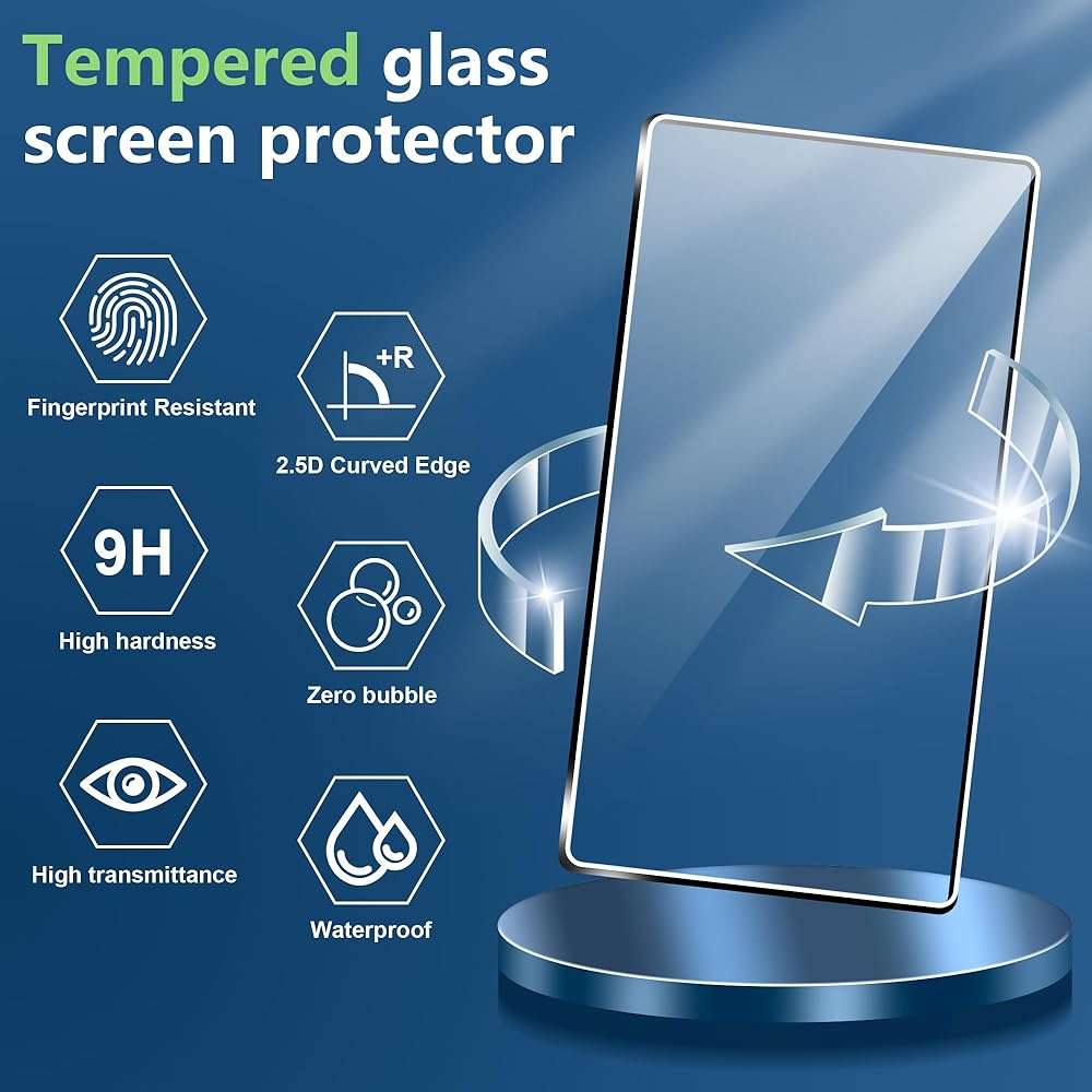 Suttkue for Lenovo Legion Go 2 Screen Protector-HD Tempered Glass Crystal Clear,Anti-Scratch,Transparent HD Clear 8.8 inch,Bubble Free(2 PACK) - Image 2