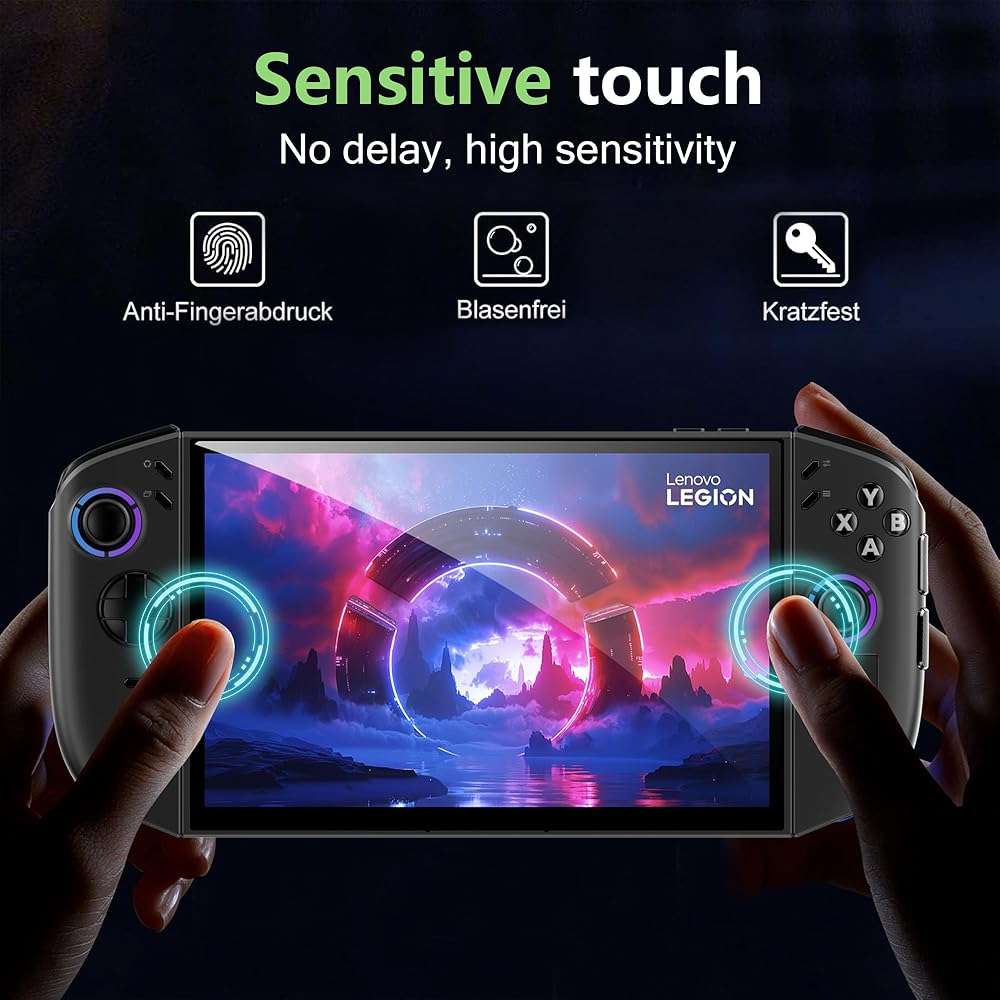 Suttkue for Lenovo Legion Go 2 Screen Protector-HD Tempered Glass Crystal Clear,Anti-Scratch,Transparent HD Clear 8.8 inch,Bubble Free(2 PACK) - Image 3