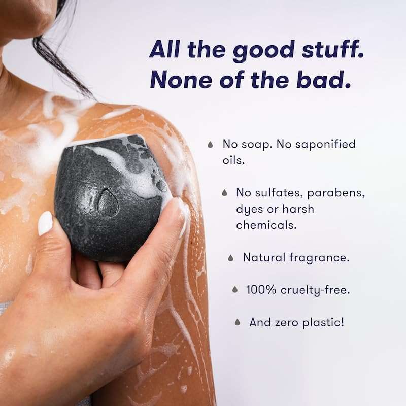 HIBAR - Clarify Solid Body Wash Bar + Maintain Shampoo Bar - Plastic, Soap and Paraben Free - Image 6