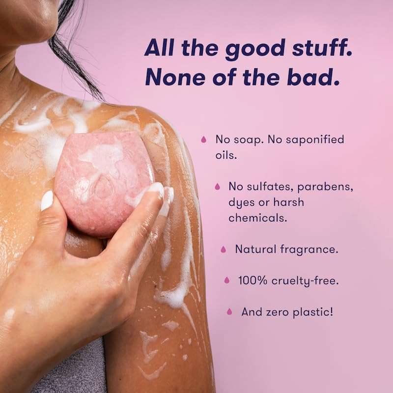 HIBAR - Volumize Shampoo Bar & Nourish Solid Body Wash Bar - Plastic, Soap and Paraben Free - Image 7
