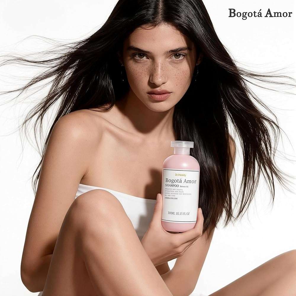 Moisturizing Shampoo and Conditioner Set, Boasts Hair Thickening with Batana Oil, Strengthens Hair Roots & Hydrates Scalp, For All Hair & Scalp Types, Paraben Free & Color Safe, Pink Rose Fragrance - Image 6