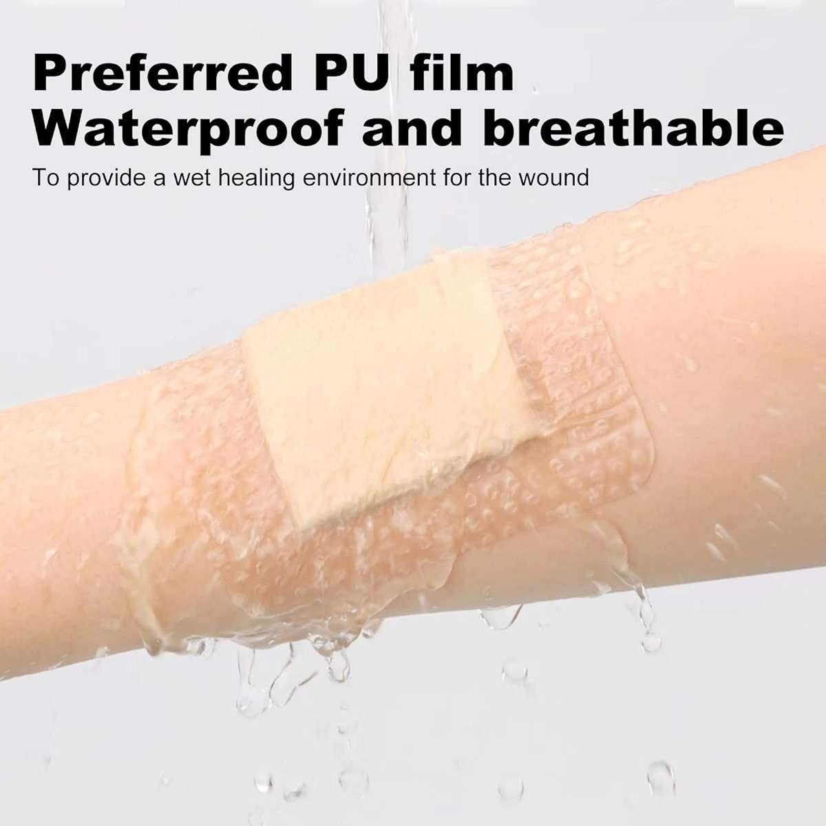 Silicone Foam Dressing 6x6 Gentle Border, Super Absorbent Wound Dressing, Bed Sore Patches, Waterproof Silicone Bandages for Wounds Care, Self Adhesive Pressure Sore Pads (10) - Image 5