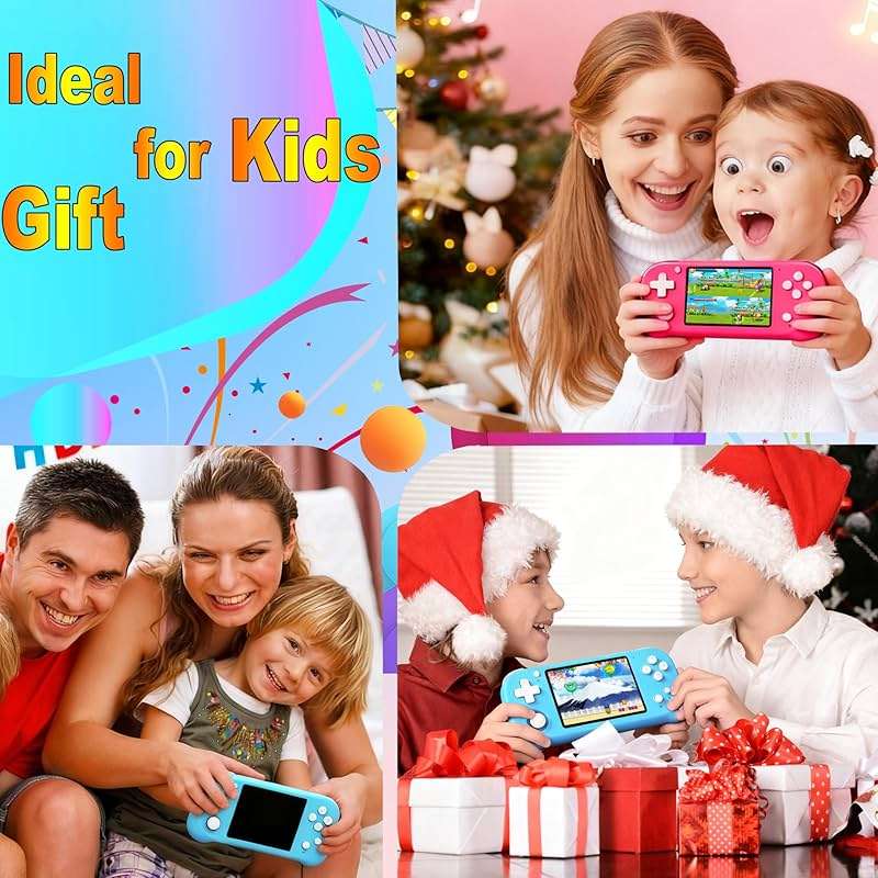 Beijue Handheld Game Console for Kids with 3.5'' IPS Screen 139 Video Games | Portable Rechargeable 32Bit Gaming Player, Eye-Care IPS Display, USB-C 6H Play, Travel Toy for Car Flights,Boys Girls Gift - Image 7