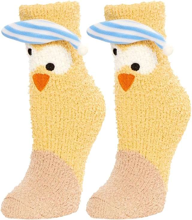 Benefeet Sox Womens Girls Fuzzy Socks Cute Animal Cozy Soft Socks Funny Comfy Fluffy Slipper Socks Thick Plush Sleeping Socks - Image 1