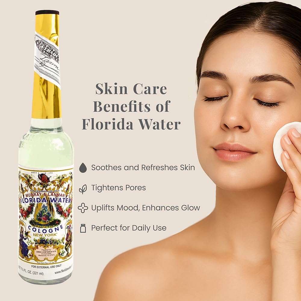 Murray & Lanman Florida Water Cologne 7.5 oz Bundle with Florida Water Soap 3.35 oz and Rue Glycerine Soap 3.35 oz (3 Items) - Image 3