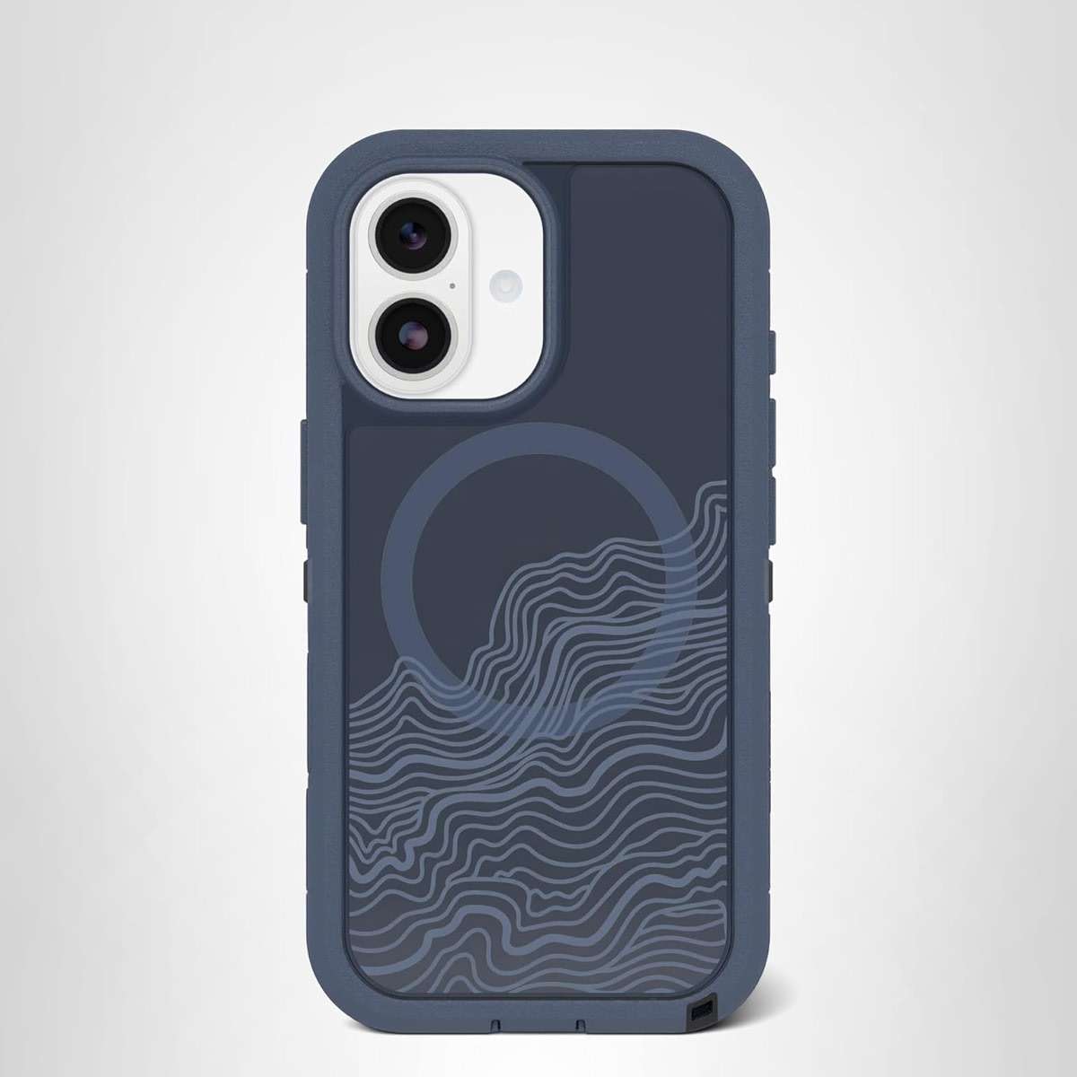 OtterBox iPhone 17 Defender Series Pro XT Clear Case - Offgrid - Blue - Tough, Rugged & Durable iPhone Case, Snaps on MagSafe - Image 6