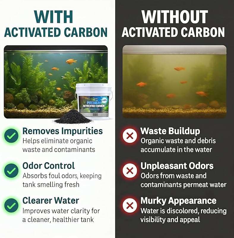 TradeGrade Premium Activated Carbon (1 Gallon) Granular Charcoal Filter Media for Aquariums & Water Purification - Image 7