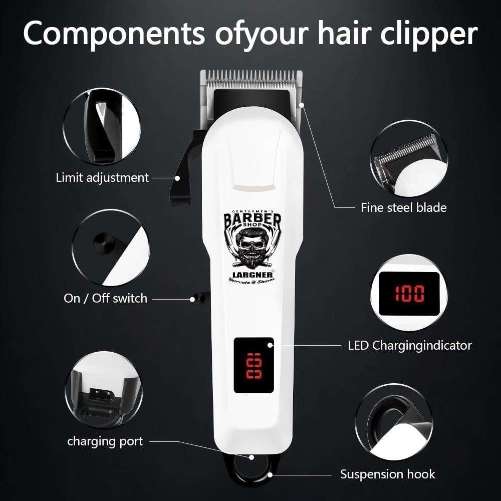 Hair Clippers for Men - Clippers and Hair Trimmers Set, Barber Clippers, Cordless Electric Clippers and Trimmers with Box, Professional Hair Clippers for Men Gifts - Image 2