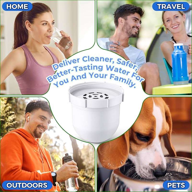 Mysora 1 Pack Upgraded Water Pitcher Replacement Filter Compatible with Clearly Filtered No. 1 Filtered Water Pitcher, 100 Gallon Long Life, Remove Fluoride, Chlorine, Lead & Odors - Image 7