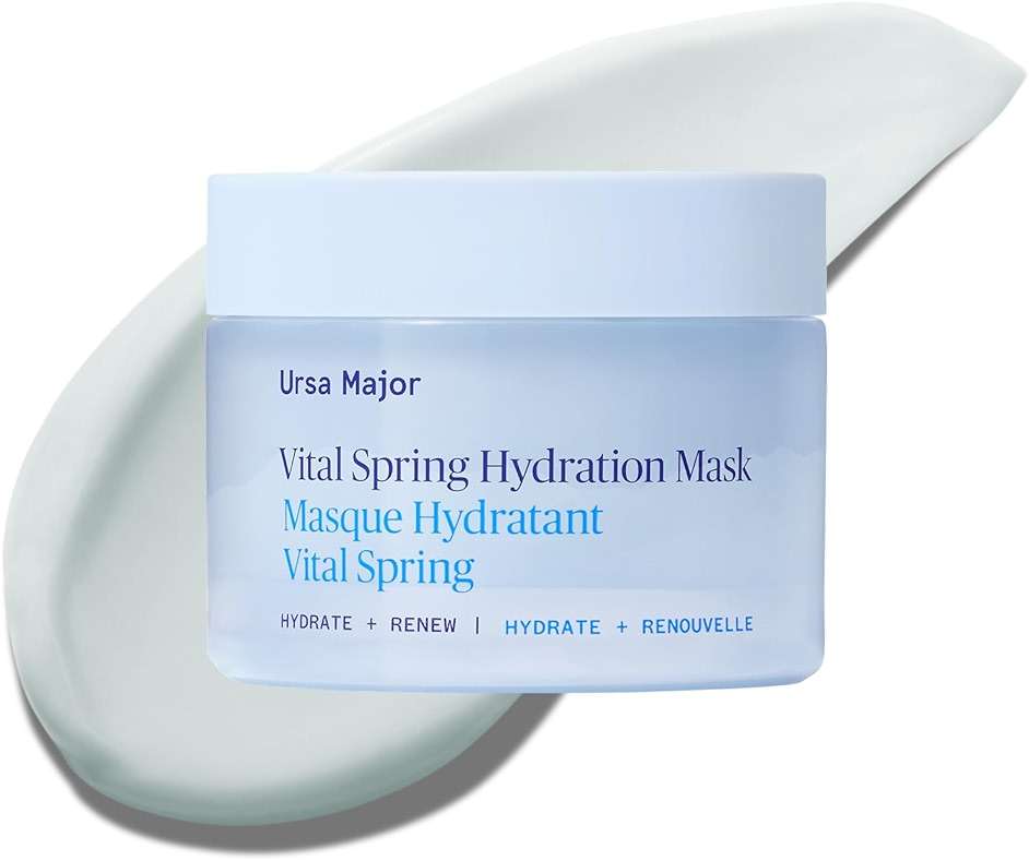 Ursa Major Vital Spring Hydration Mask | Deeply Hydrating Natural Mask| Plumps Skin’s Appearance, Boosts Firmness & Smooths Appearance of Fine Lines | Vegan, Cruelty-Free, Non-Toxic | 1.69 ounce - Image 1