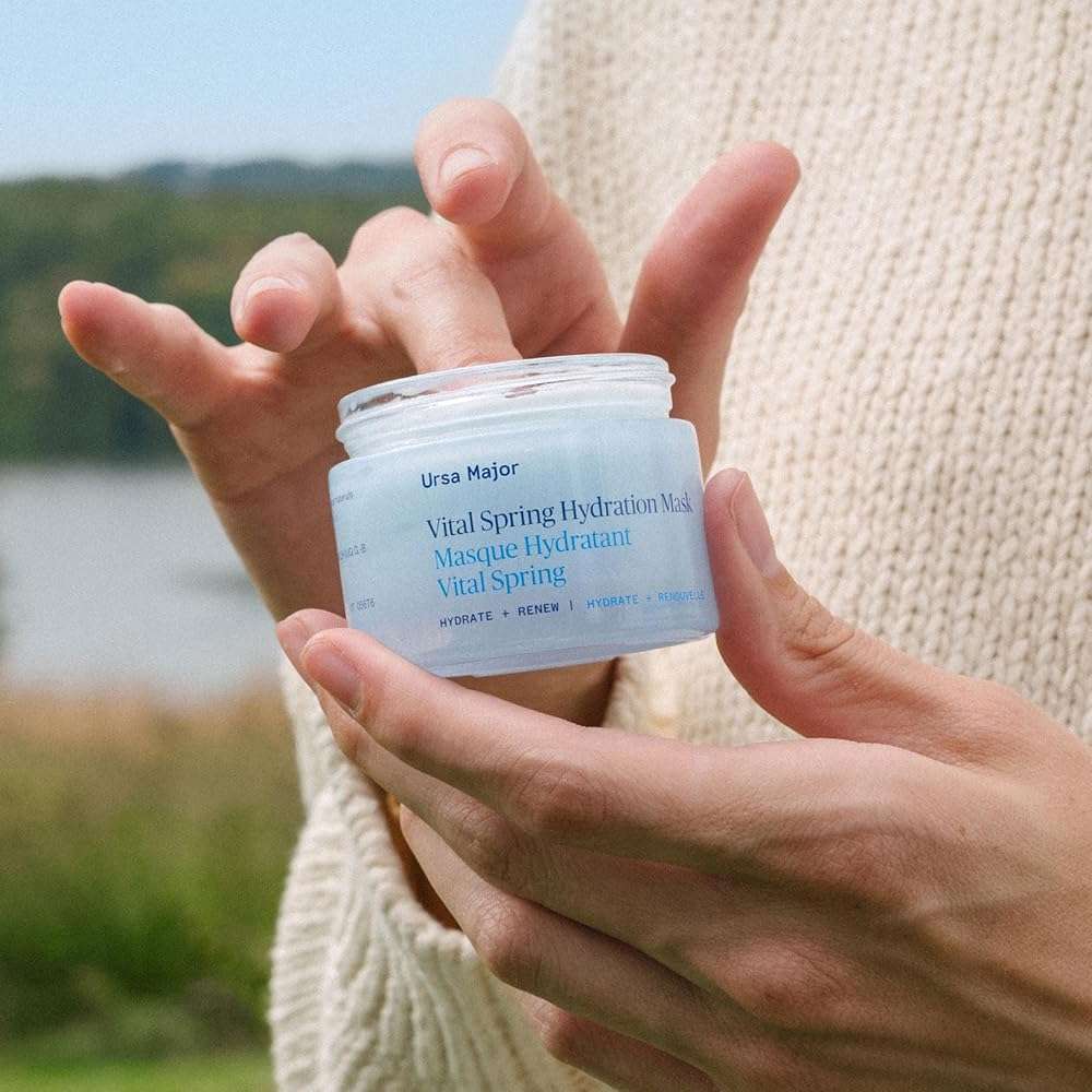 Ursa Major Vital Spring Hydration Mask | Deeply Hydrating Natural Mask| Plumps Skin’s Appearance, Boosts Firmness & Smooths Appearance of Fine Lines | Vegan, Cruelty-Free, Non-Toxic | 1.69 ounce - Image 6