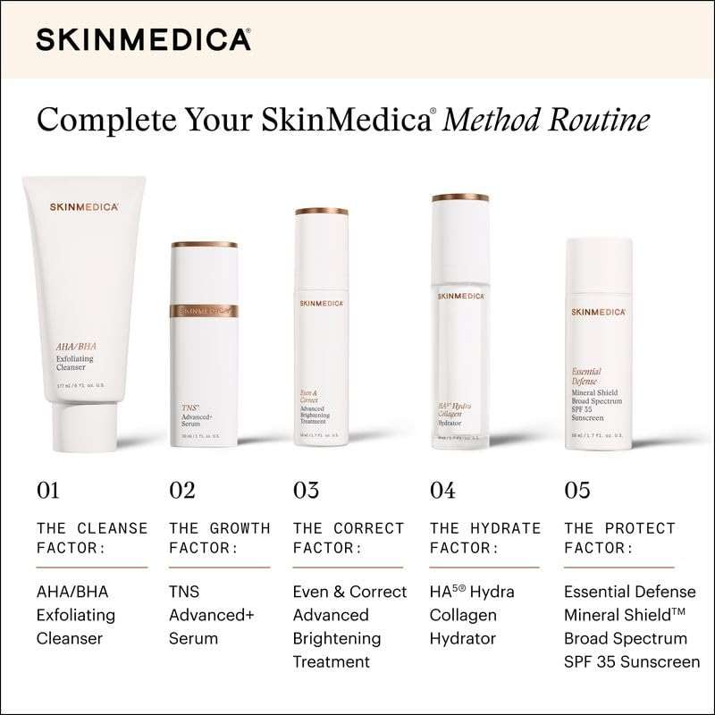 SkinMedica TNS Advanced+ Face Serum - Multi Peptide Serum to Help Improve the Appearance of Wrinkles, Fine Lines, Skin Tone & Texture (1 oz) - Image 8