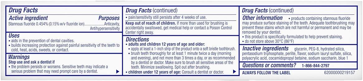 Sensodyne Clinical Repair Whiten & Shine Toothpaste for Sensitivity Relief, 3.4 oz (3 Pack) - Image 13