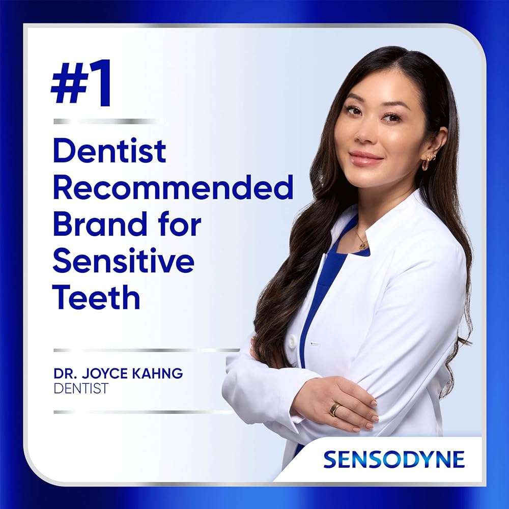 Sensodyne Clinical Repair Whiten & Shine Toothpaste for Sensitivity Relief, 3.4 oz (3 Pack) - Image 17