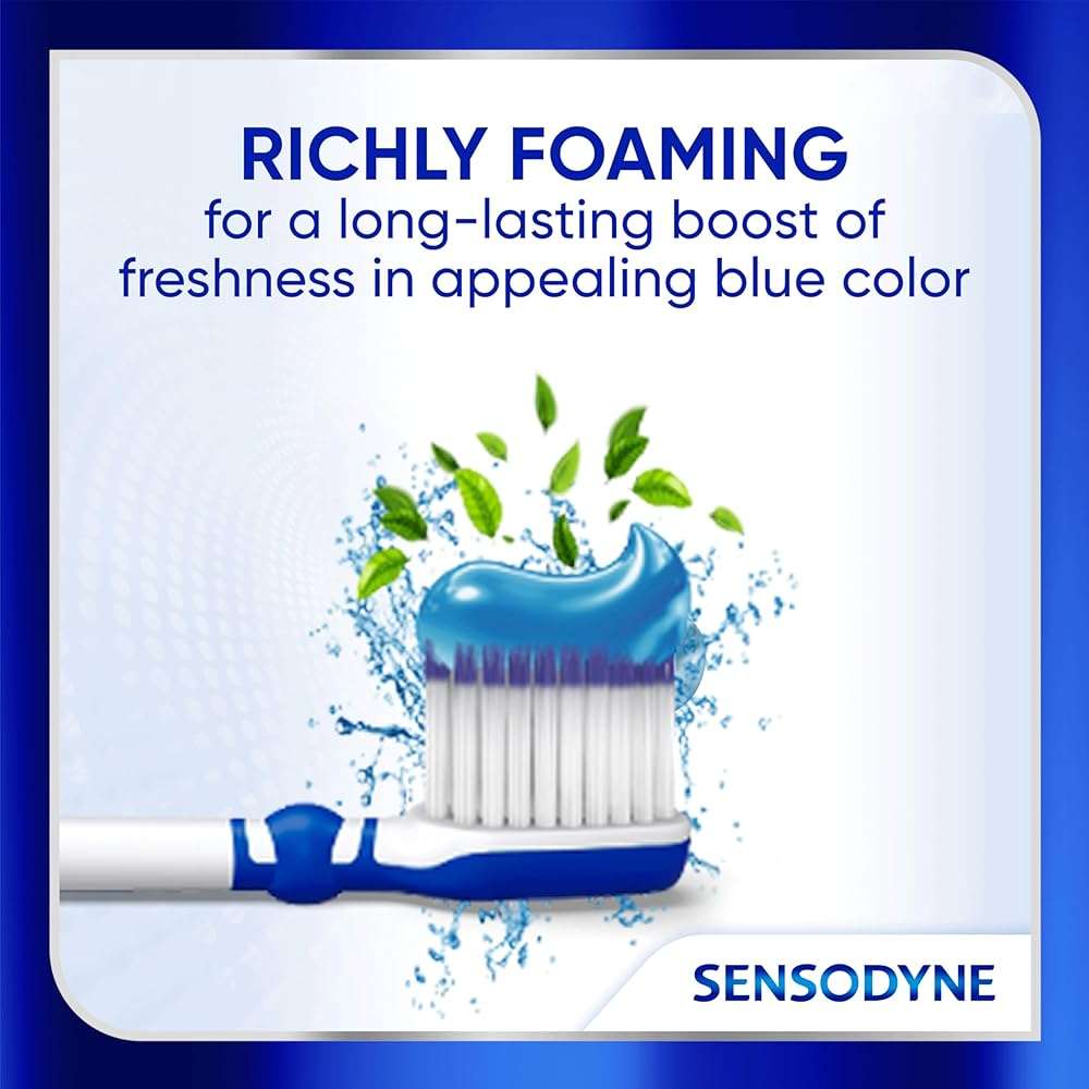 Sensodyne Clinical Repair Whiten & Shine Toothpaste for Sensitivity Relief, 3.4 oz (3 Pack) - Image 4