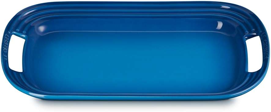 Le Creuset Stoneware Serving Platter, 14 in., Marseille - Image 1