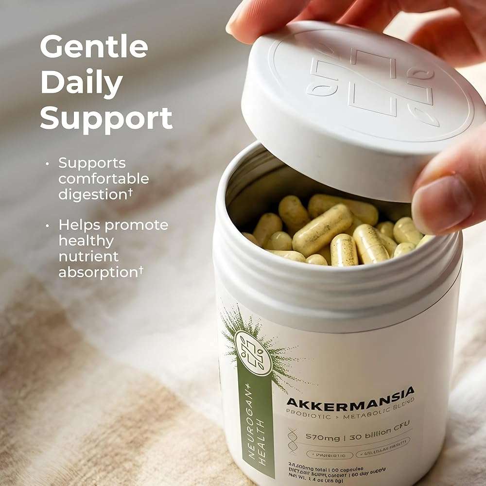 Neurogan Akkermansia Muciniphila Postbiotic - 30 Billion AFU - Probiotics for Digestive Health & Cellular Support - Probiotic Capsules for Women & Men - 2 Month Supply, 60 Count - Image 7