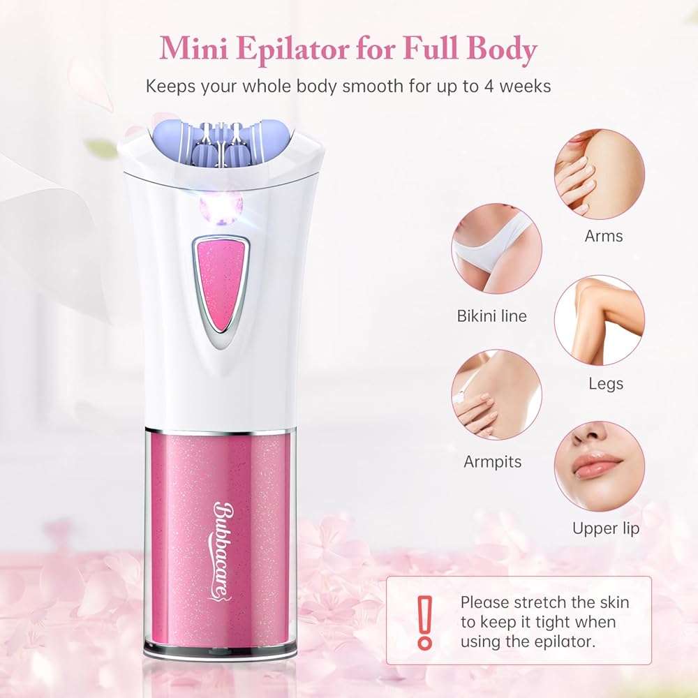 Facial Epilator Smooth Glide Epilator for Women Face Hair Remover Smooth Glide for Women Face Hair Removal Smooth Glide for Face Bikini Leg Arms - Image 2