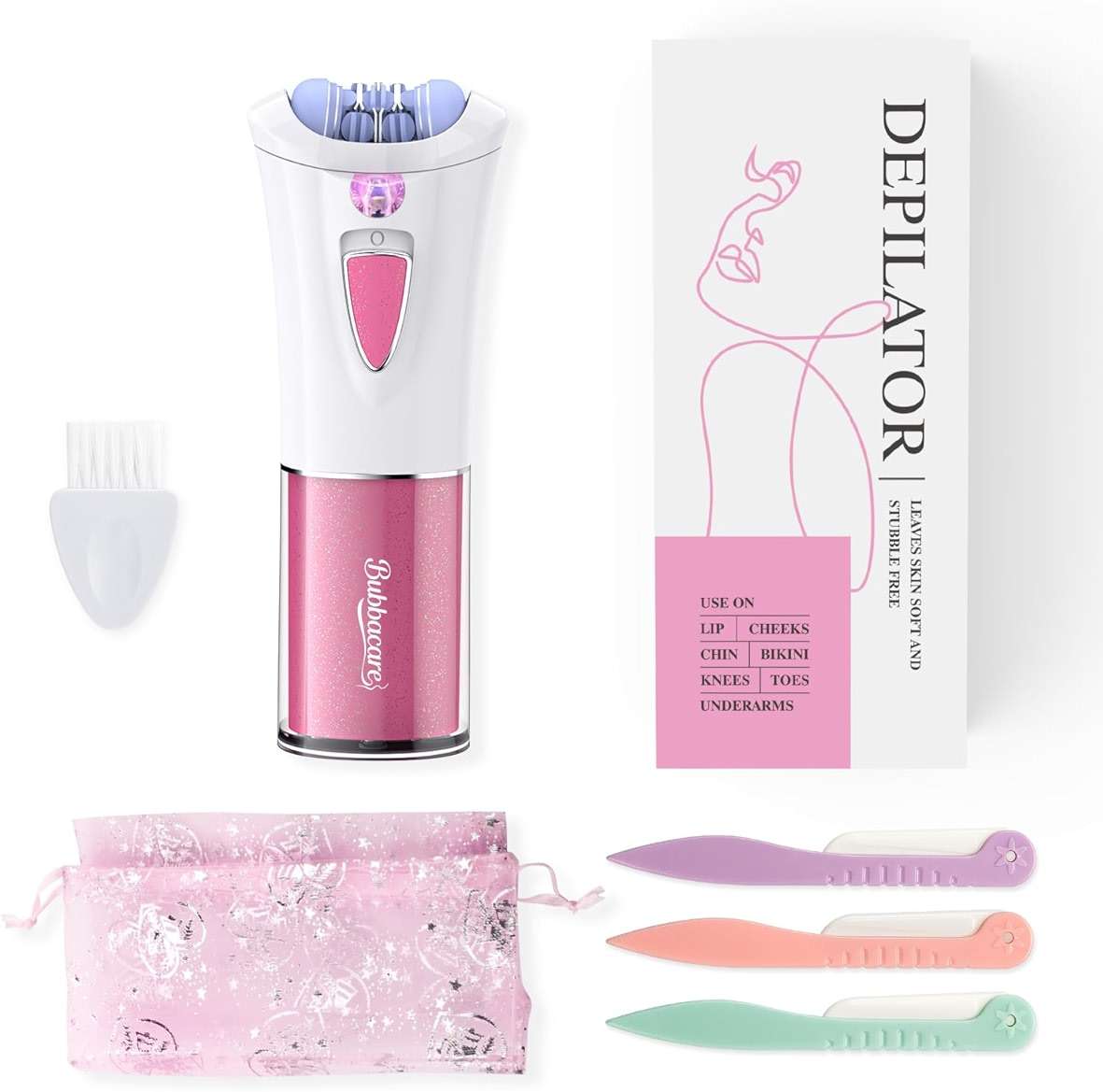 Facial Epilator Smooth Glide Epilator for Women Face Hair Remover Smooth Glide for Women Face Hair Removal Smooth Glide for Face Bikini Leg Arms - Image 9