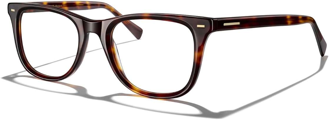 MERRY'S Square Reading Glasses for Men Women Blue Light Blocking Lightweight Full Frame Computer Readers - Image 1