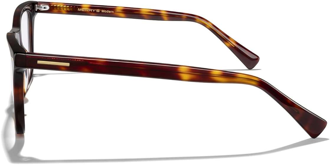MERRY'S Square Reading Glasses for Men Women Blue Light Blocking Lightweight Full Frame Computer Readers - Image 3