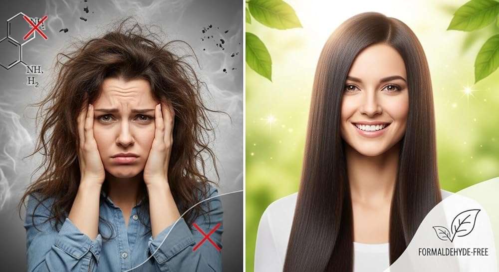 Kera Fruit Formaldehyde-Free Keratin Hair Treatment 16oz kit- for All Hair Types – Brazilian Blowout at Home, - Frizz Control & Repair for Sensitive Scalps - Cirugia Capilar Sin Formol Keratina - Image 6