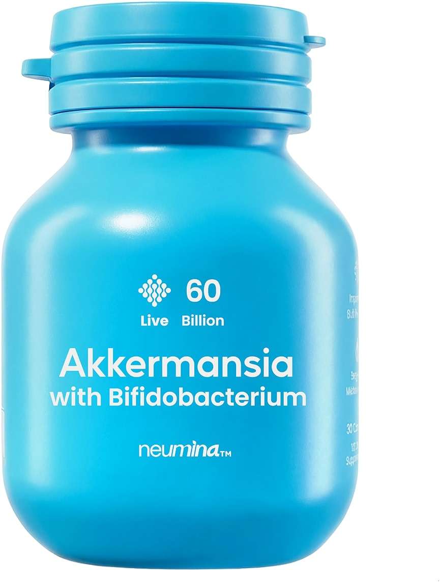 60Billion Akkermansia Muciniphila with Salidroside, Rhodiola, Bifidobacterium, Supports GLP-1 Production Naturally, Delayed Release, Advanced Gut Health, Appetite & Craving Control, 30 Servings - Image 1