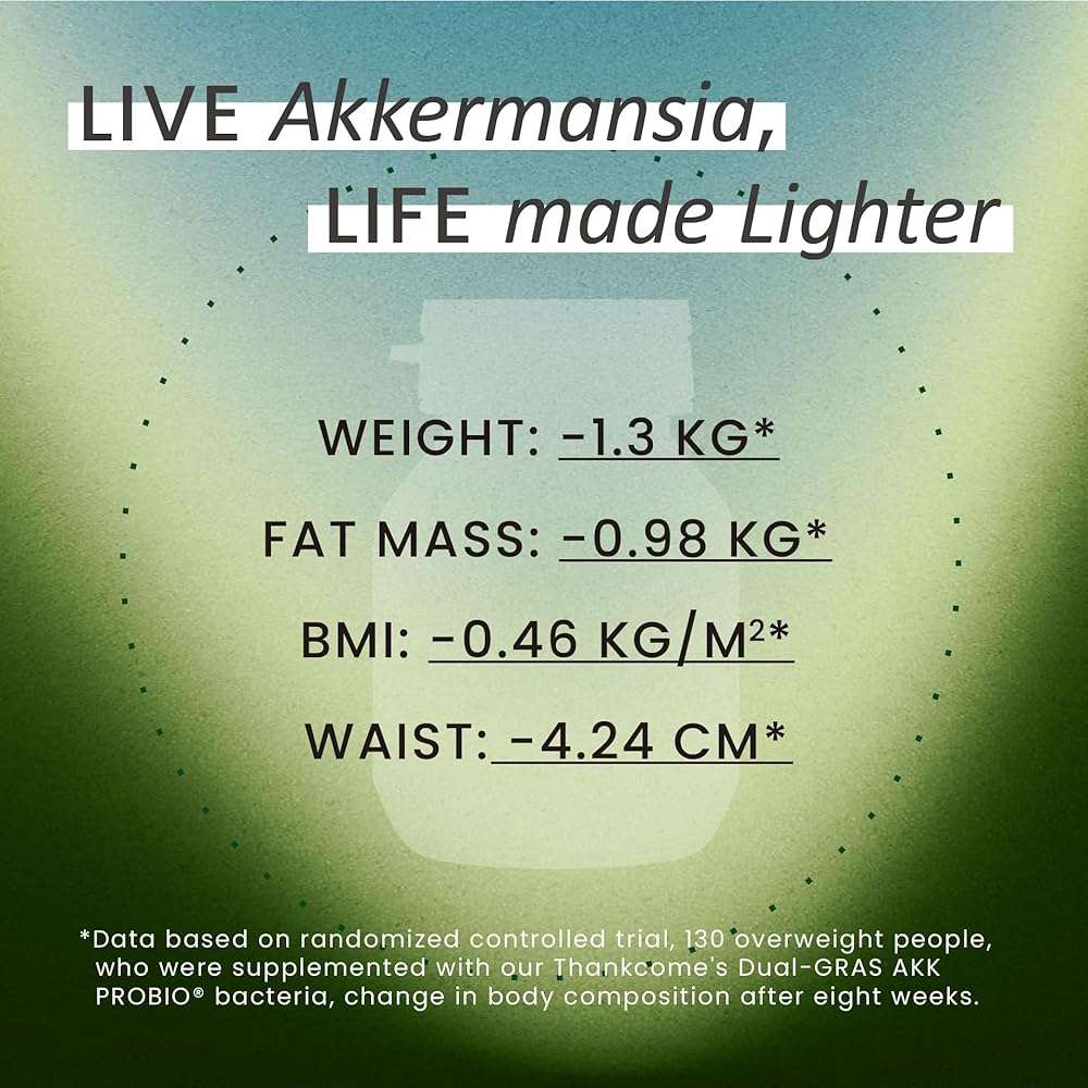 60Billion Akkermansia Muciniphila with Salidroside, Rhodiola, Bifidobacterium, Supports GLP-1 Production Naturally, Delayed Release, Advanced Gut Health, Appetite & Craving Control, 30 Servings - Image 3