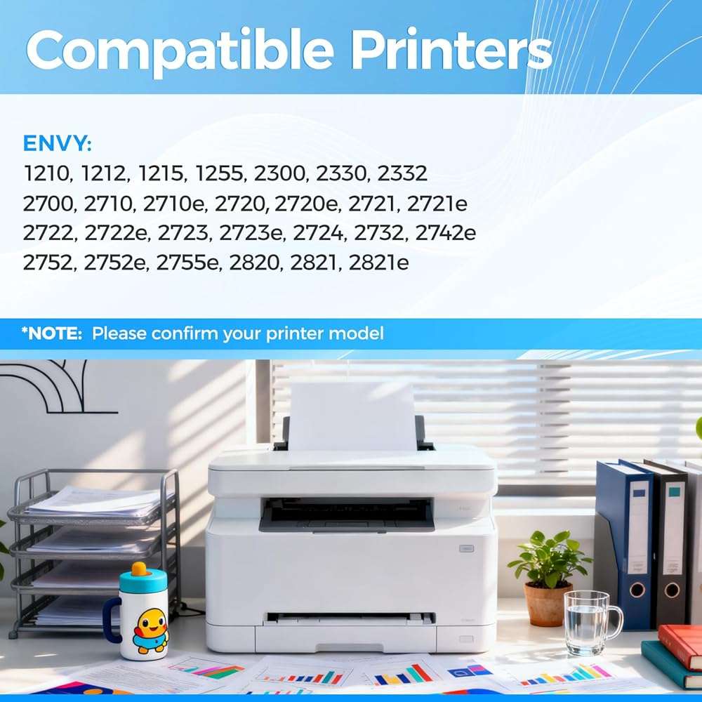 68XL Ink Cartridge Black 2-Pack High Yield Compatible for HP 68 68e Ink Cartridges Replacement for Envy 6155e 6500e 6552e 6555e 6558e 6100e 6152e Printer 6520e 6530e 6165e 6110e 6120e Laser All-in-One - Image 2