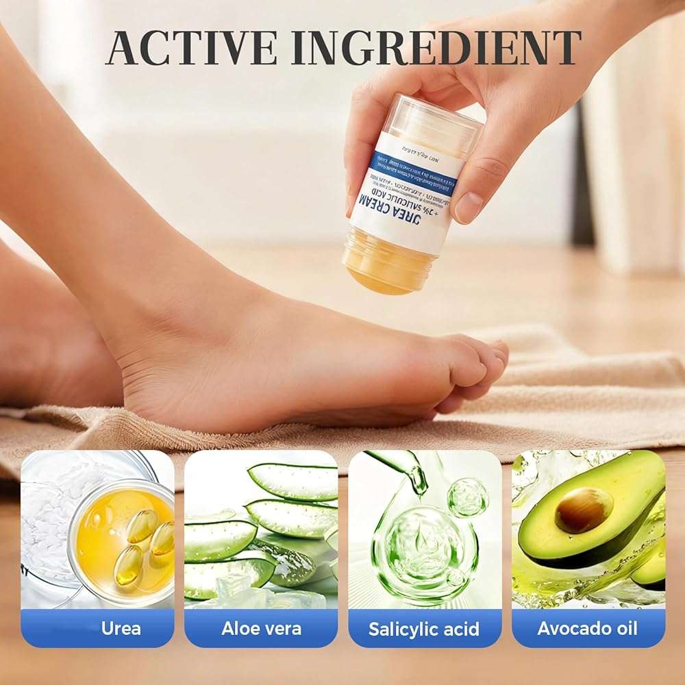 YAWOTA Hydrating and Anti-Cracking Foot Cream, Hydrating and Anti-Cracking Foot Cream for Dry Cracked Feet Knees Elbows Hands Hydrates, Smoothing Skin Women and Men (1) - Image 6