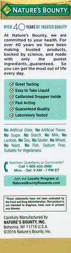 Nature's Bounty Vitamin B12 5000 mcg Sublingual Liquid,Cardiovascular Health & Cellular Energy Support,2 Fl Oz,(Pack of 3) - Image 7