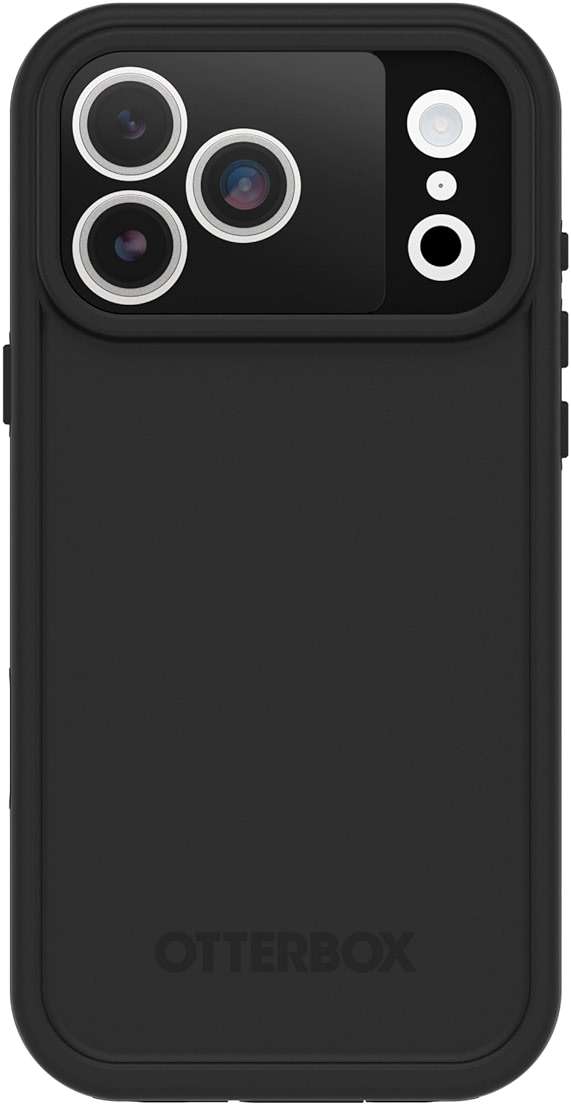 OtterBox iPhone 17 Pro Max FRĒ Series Waterproof Case - Black - Waterproof iPhone Case up to 2 Meters, IP68, Phone Case for Swimming/Snorkeling - Image 1