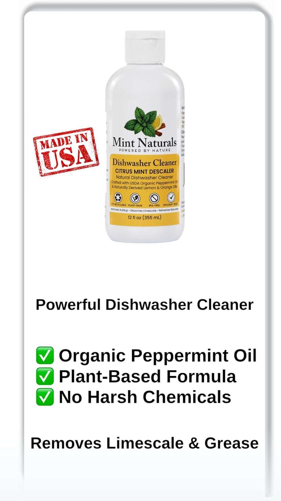 Natural Garbage Disposal Cleaner & Deodorizer - 12oz - Image 2