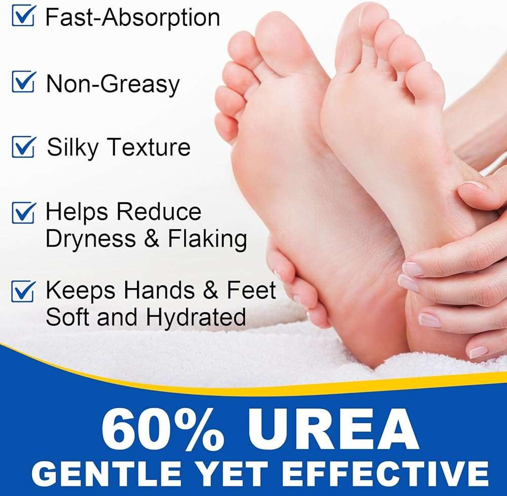 60% Urea Foot Cream Stick with 2% Salicylic Acid - Maximum Strength for Dry Cracked Heels & Calluses, Rapidly Softens Thick Skin, Exfoliates Dead Skin, Portable & Non-Greasy, 2-Day Visible Results - Image 6