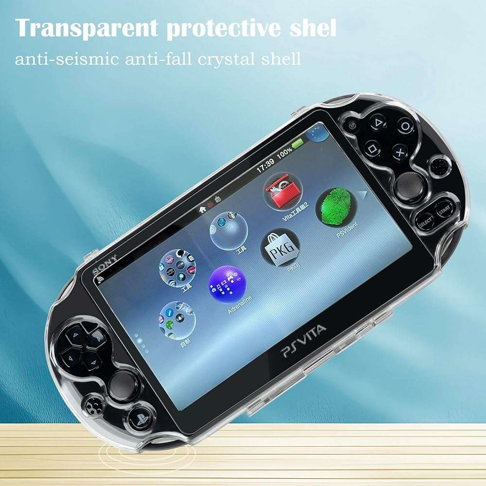 Ultra Clear Crystal Transparent Hard Shell Protective Case Cover Skin for Sony PlayStation PS Vita Slim PSV 2000 PCH-2000 Console - Image 2