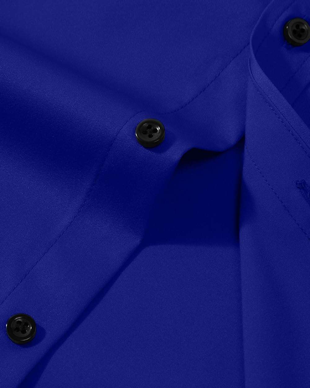 Lusead Men's Dress Shirts Long Sleeve Stretch Wrinkle Free Wedding Formal Business Button Down Shirt - Image 4