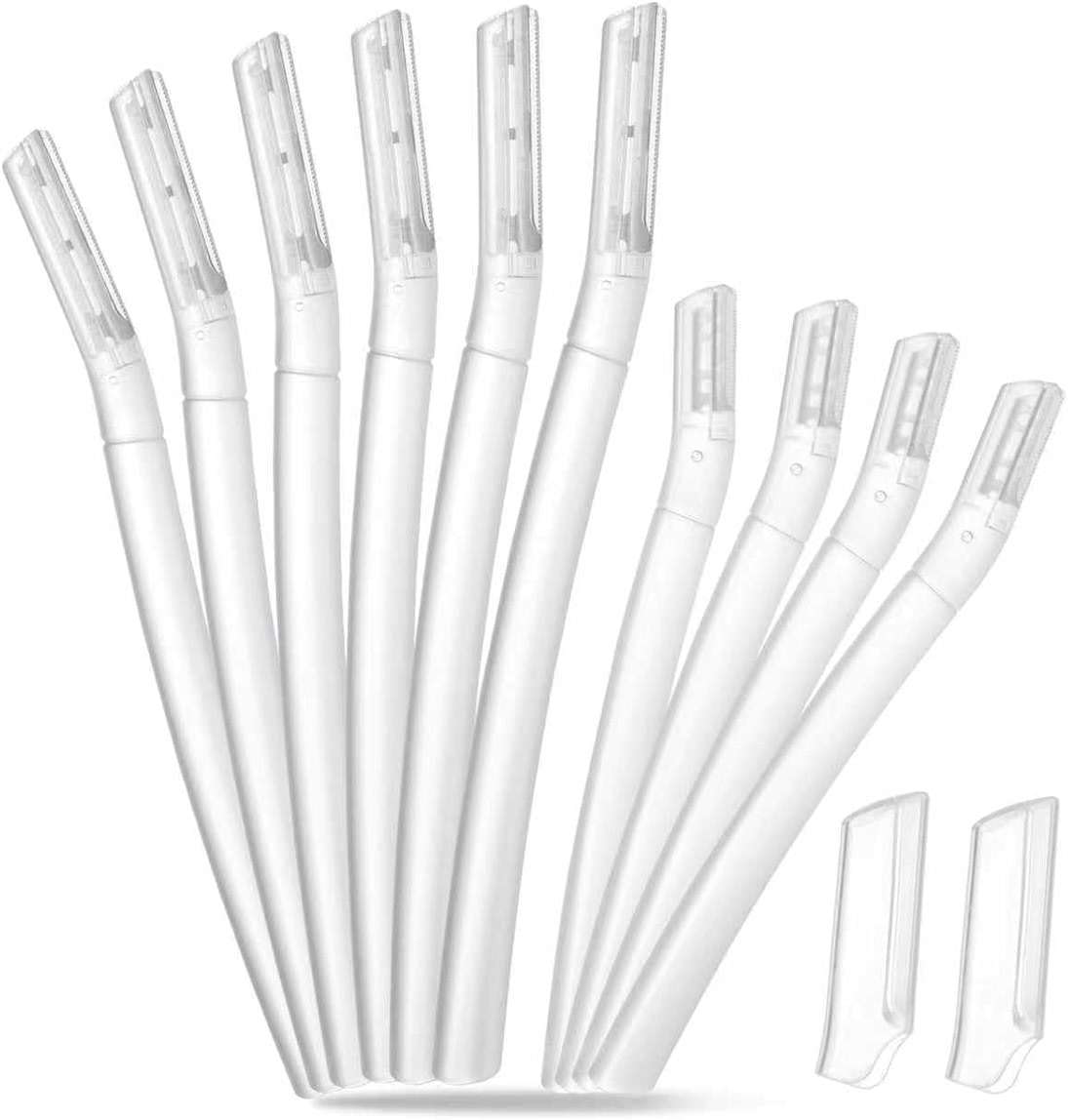 Mistfree Dermaplane Razor for Women Face, 10PCS Eyebrow Razors, Dermaplaning Tool with Storage Case, Professional Face Razors for Peach Fuzz Removal, Eyebrow Shaping, Smooth Skin & Gentle Exfoliation - Image 1