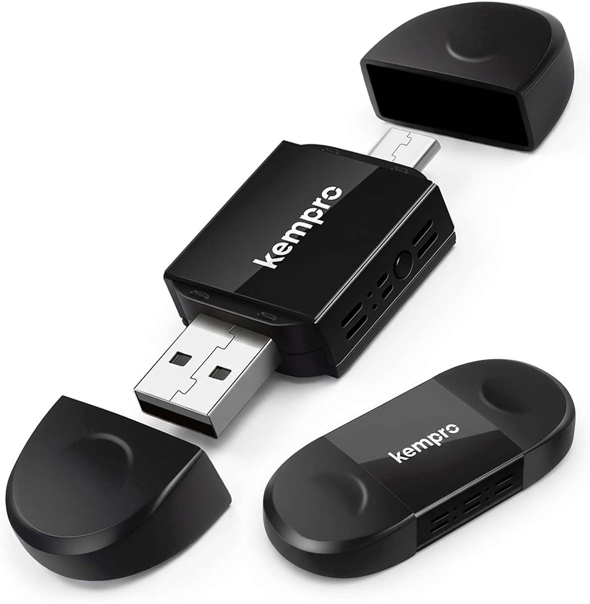 Kempro Wireless CarPlay & Android Auto Adapter, 2026 Upgraded Chipset, 2-in-1 Plug & Play Dongle, Wired to Wireless Converter, USB-A/USB-C, Auto Connect, iPhone iOS 10+ Android 11+, Cars 2016+ - Image 1