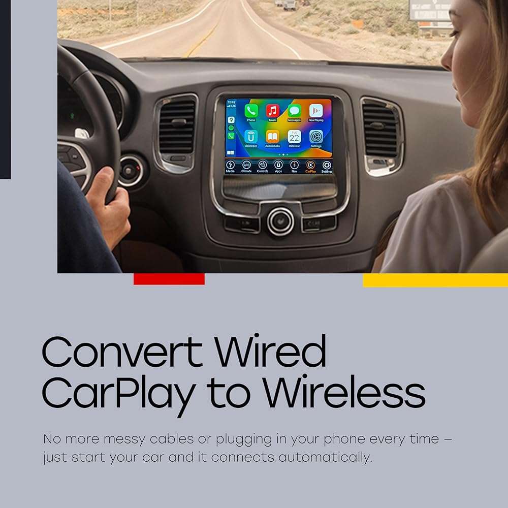 Kempro Wireless CarPlay & Android Auto Adapter, 2026 Upgraded Chipset, 2-in-1 Plug & Play Dongle, Wired to Wireless Converter, USB-A/USB-C, Auto Connect, iPhone iOS 10+ Android 11+, Cars 2016+ - Image 5