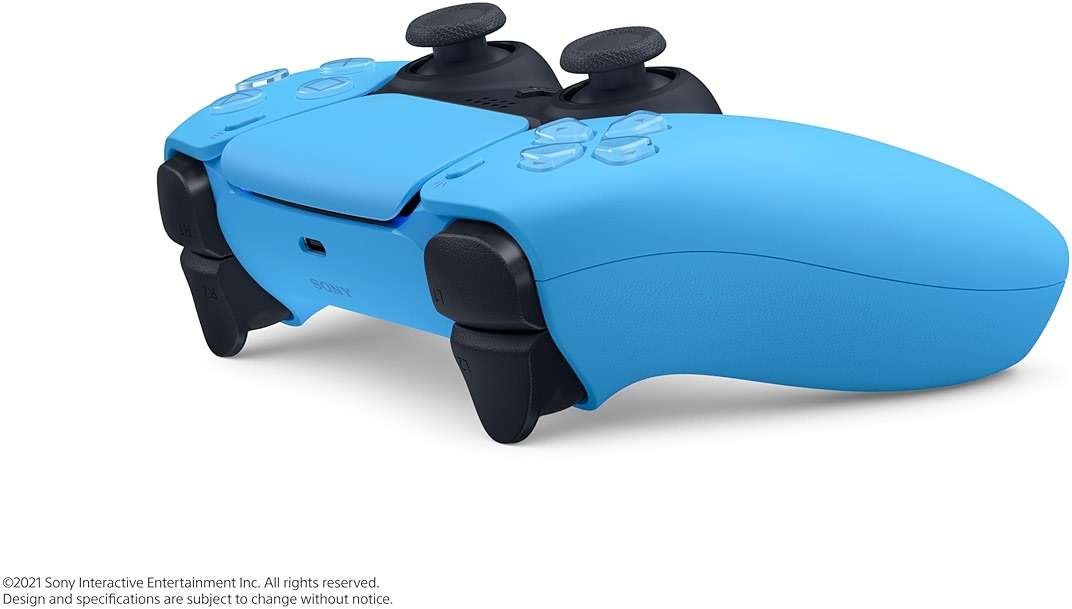 PlayStation DualSense™ Wireless Controller – Starlight Blue - For PS5, PC, MAC & Mobile - Image 3