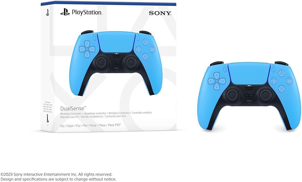 PlayStation DualSense™ Wireless Controller – Starlight Blue - For PS5, PC, MAC & Mobile - Image 7
